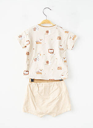 Ensemble short poches marron MAYORAL garçon