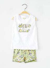 Ensemble short tissage jersey vert MAYORAL garcon