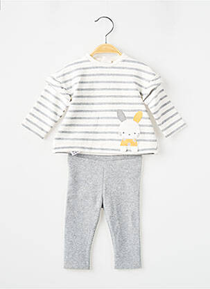 Ensemble pantalon manches longues gris MAYORAL fille
