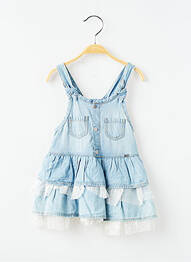 Robe mi-longue fines bretelles fines bretelles bleu MAYORAL fille