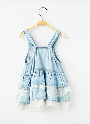 Robe mi-longue fines bretelles fines bretelles bleu MAYORAL fille