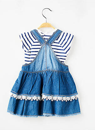 Ensemble robe tissage jersey bleu MAYORAL fille