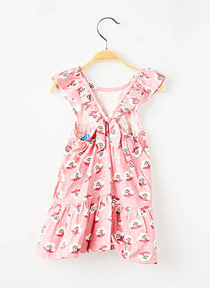 Robe courte imprimé fantaisie sans manche rose MAYORAL fille