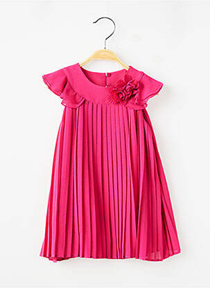 Robe mi-longue sans manche sans manche rose MAYORAL fille
