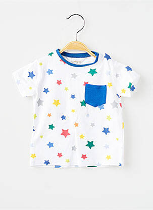 T-shirt imprimé fantaisie manches courtes blanc MAYORAL garçon