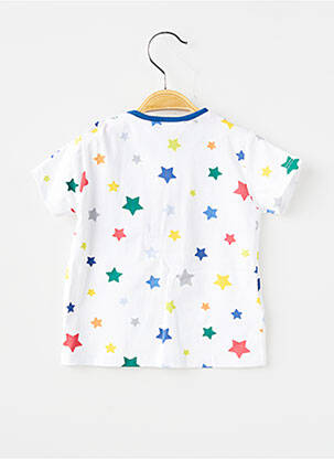 T-shirt imprimé fantaisie manches courtes blanc MAYORAL garçon