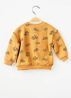 Sweat-shirt stretch manches longues marron MAYORAL garçon