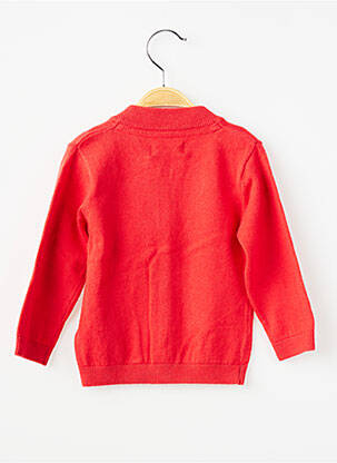Gilet manches longues col rond rouge MAYORAL garcon