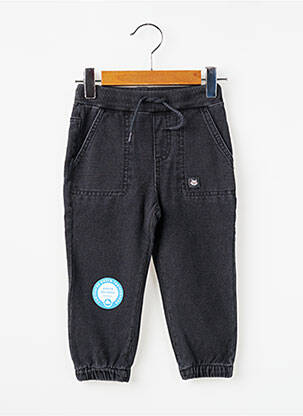 Pantalon slim fermeture liens à nouer taille élastique noir MAYORAL garçon