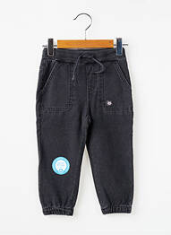 Pantalon slim fermeture liens à nouer taille élastique noir MAYORAL garcon