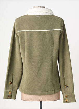 Veste casual poches vert AGATHE & LOUISE femme