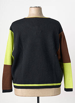 Pull stretch manches longues noir AGATHE & LOUISE femme