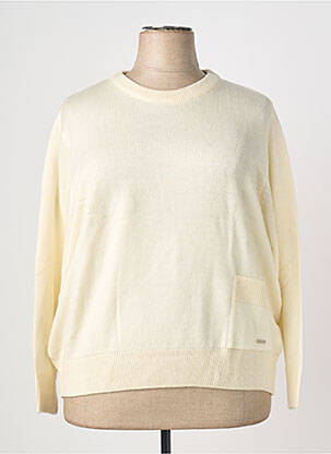 Pull stretch manches longues beige AGATHE & LOUISE femme