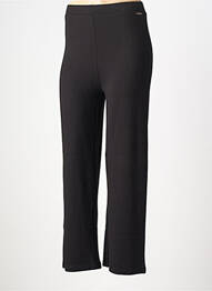 Pantalon droit stretch taille normale noir AGATHE & LOUISE femme