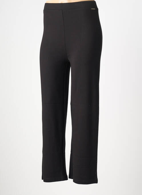 Pantalon droit stretch taille normale noir AGATHE & LOUISE femme