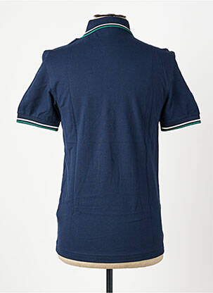 Polo stretch manches courtes bleu FRED PERRY homme