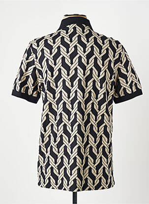 Polo stretch manches courtes noir FRED PERRY homme