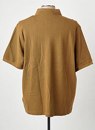Polo stretch manches courtes marron FRED PERRY homme