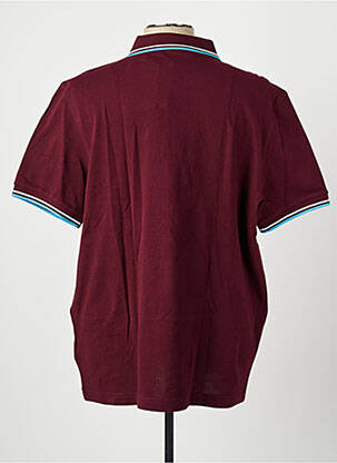T-shirt broderie manches courtes rouge FRED PERRY homme