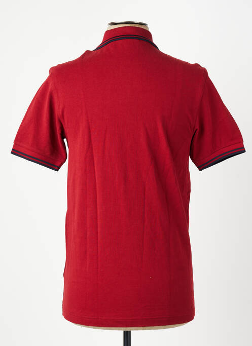 Polo stretch manches courtes rouge FRED PERRY homme