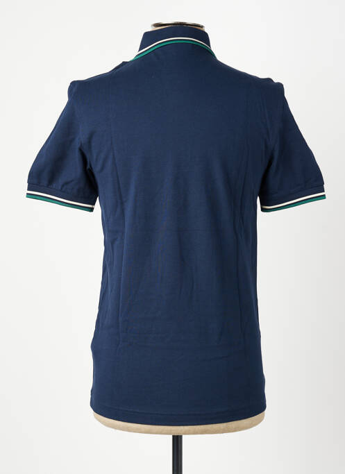 Polo stretch manches courtes bleu FRED PERRY homme