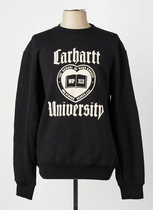 Sweat-shirt maille semi-opaque manches longues noir CARHARTT homme