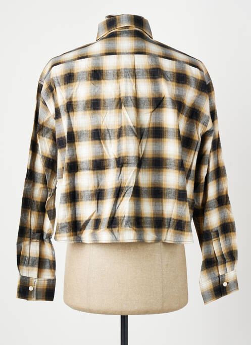 Chemise manches longues coupe droite beige FRED PERRY homme