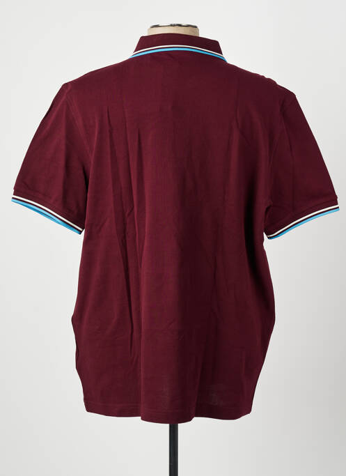 T-shirt broderie manches courtes rouge FRED PERRY homme