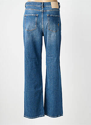 Jeans coupe droite stretch taille normale bleu REIKO femme