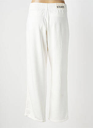 Pantalon droit stretch taille normale blanc 10 DAYS femme