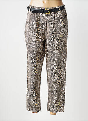 Pantalon large poches taille normale marron KOCCA femme