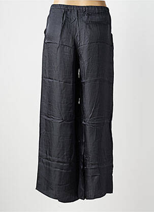 Pantalon large fermeture zippée sous rabat boutonné taille normale noir AMERICAN VINTAGE femme