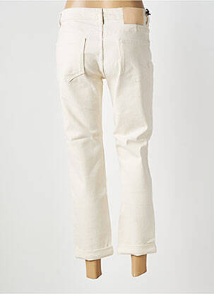 Pantalon 7/8 stretch taille normale beige REIKO femme