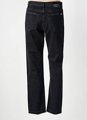 Jeans coupe droite taille normale taille normale noir KOCCA femme