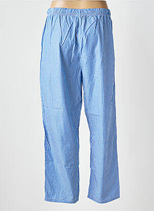 Pantalon large tissage popeline taille normale bleu AMERICAN VINTAGE femme