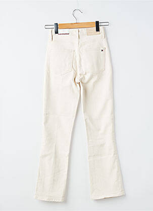 Jeans bootcut taille normale taille normale beige TOMMY HILFIGER femme