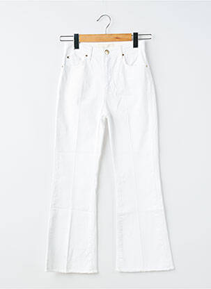 Pantalon droit stretch taille normale blanc KOCCA femme