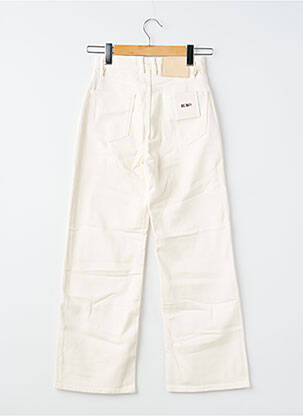 Jeans coupe large stretch taille normale beige REIKO femme