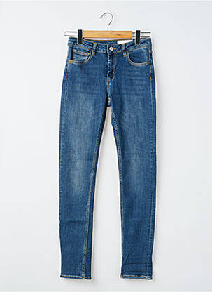 Jeans coupe slim stretch taille normale bleu REIKO femme