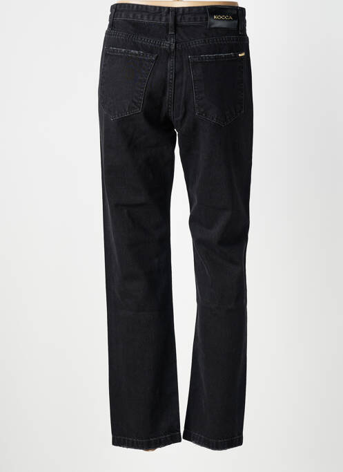 Jeans coupe droite taille normale taille normale noir KOCCA femme
