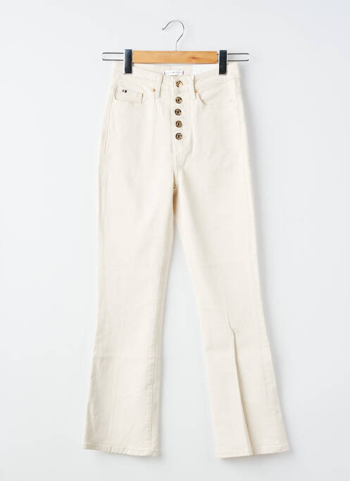 Jeans bootcut taille normale taille normale beige TOMMY HILFIGER femme