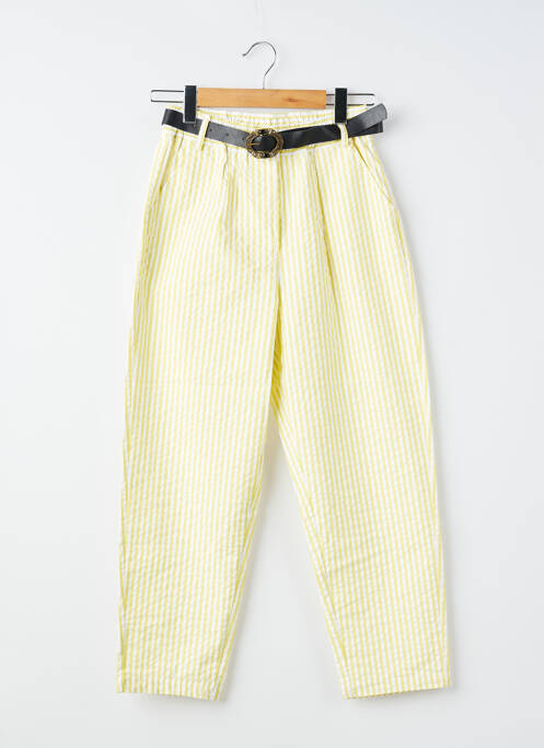 Pantalon large poches taille normale jaune KOCCA femme