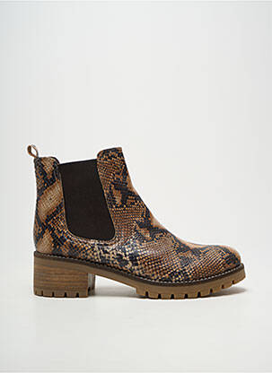 Bottines/boots talon bas talon de 4 à 6cm marron MINKA DESIGN femme