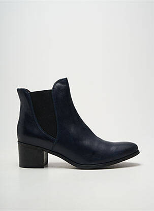 Bottines/boots talon bottier talon de 4 à 6cm bleu MKD femme