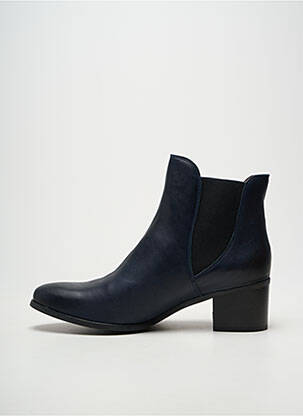 Bottines/boots talon bottier talon de 4 à 6cm bleu MKD femme