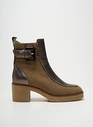 Bottines/boots talon bottier talon de 4 à 6cm marron MKD femme