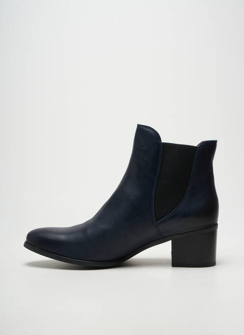 Bottines/boots talon bottier talon de 4 à 6cm bleu MKD femme