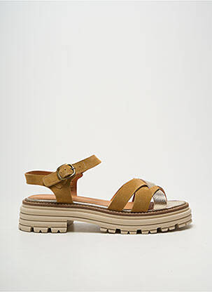 Sandales/nu pieds type de semelle amortissante talon de 4 à 6cm beige MINKA DESIGN femme