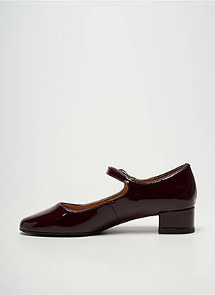 Escarpins matière lisse talon de 4 à 6cm violet EMILIE KARSTON femme