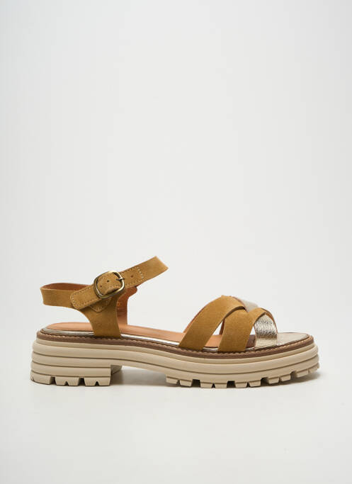 Sandales/nu pieds type de semelle amortissante talon de 4 à 6cm beige MINKA DESIGN femme